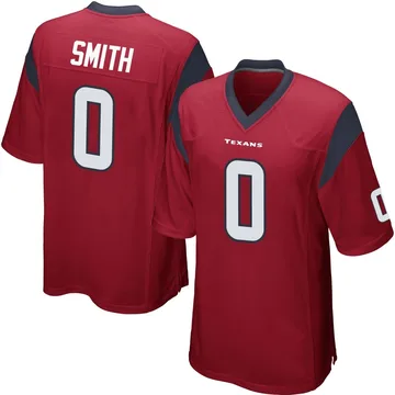 Men's Braden Smith Houston Texans Game Red Alternate Jersey