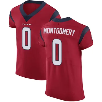 Men's David Montgomery Houston Texans Elite Red Alternate Vapor Untouchable Jersey