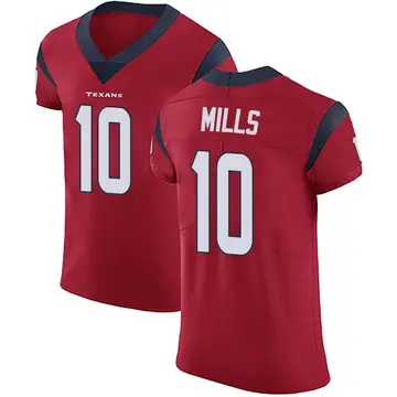 Men's Davis Mills Houston Texans Elite Red Alternate Vapor Untouchable Jersey