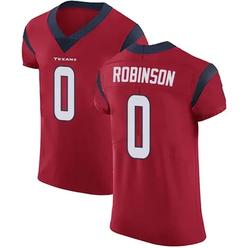 Men's Dominique Robinson Houston Texans Elite Red Alternate Vapor Untouchable Jersey