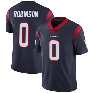 Men's Dominique Robinson Houston Texans Limited Navy Blue Team Color Vapor Untouchable Jersey
