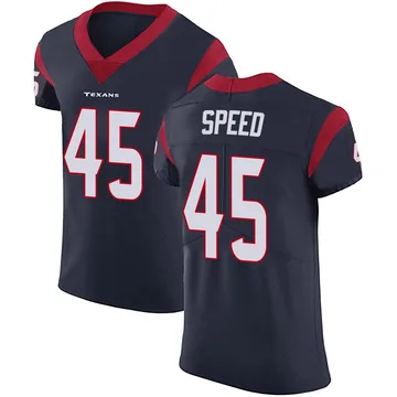 Men's E.J. Speed Houston Texans Elite Navy Blue Team Color Vapor Untouchable Jersey