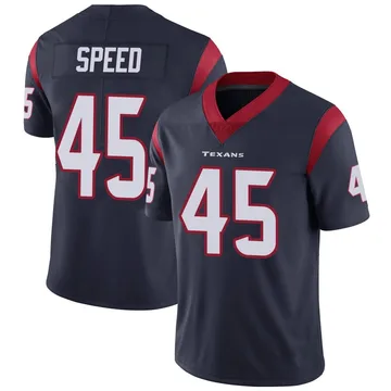 Men's E.J. Speed Houston Texans Limited Navy Blue Team Color Vapor Untouchable Jersey