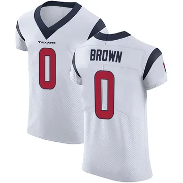 Men's Evan Brown Houston Texans Elite White Vapor Untouchable Jersey