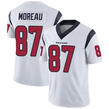 Men's Foster Moreau Houston Texans Limited White Vapor Untouchable Jersey