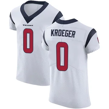 Men's Kai Kroeger Houston Texans Elite White Vapor Untouchable Jersey