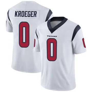 Men's Kai Kroeger Houston Texans Limited White Vapor Untouchable Jersey