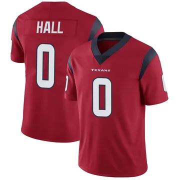 Men's Logan Hall Houston Texans Limited Red Alternate Vapor Untouchable Jersey
