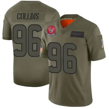 Men's Maliek Collins Houston Texans Limited Camo 2019 Salute to Service Jersey
