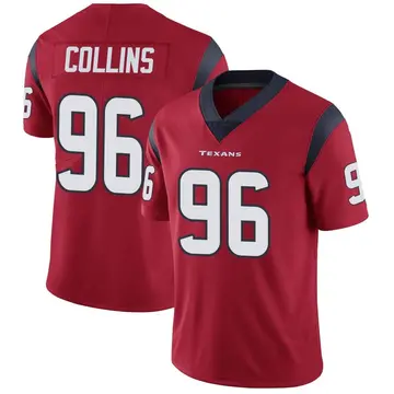 Men's Maliek Collins Houston Texans Limited Red Alternate Vapor Untouchable Jersey