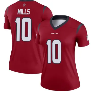 Women's Davis Mills Houston Texans Legend Red Jersey