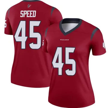 Women's E.J. Speed Houston Texans Legend Red Jersey