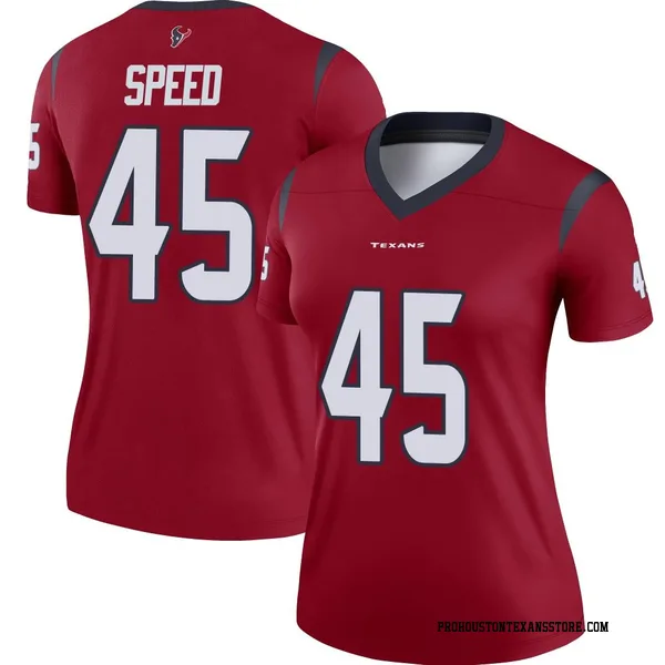Women's E.J. Speed Houston Texans Legend Red Jersey