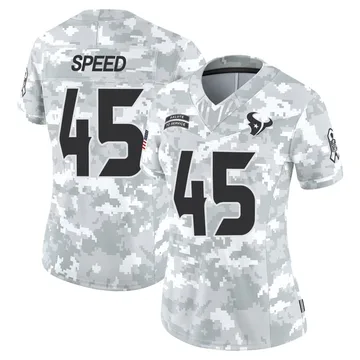 Women's E.J. Speed Houston Texans Limited Arctic Camo 2024 Salute to Service Jersey
