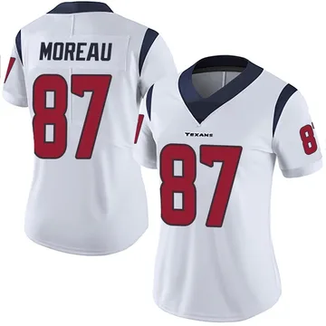 Women's Foster Moreau Houston Texans Limited White Vapor Untouchable Jersey