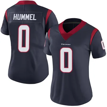 Women's Jake Hummel Houston Texans Limited Navy Blue Team Color Vapor Untouchable Jersey