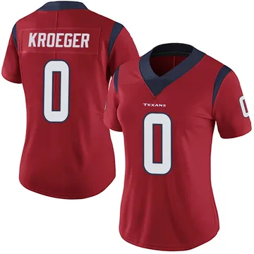 Women's Kai Kroeger Houston Texans Limited Red Alternate Vapor Untouchable Jersey