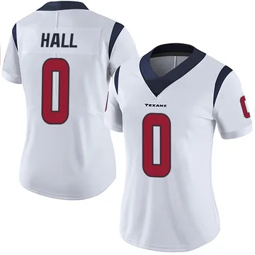 Women's Logan Hall Houston Texans Limited White Vapor Untouchable Jersey
