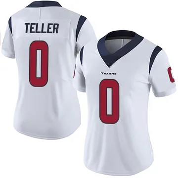Women's Wyatt Teller Houston Texans Limited White Vapor Untouchable Jersey