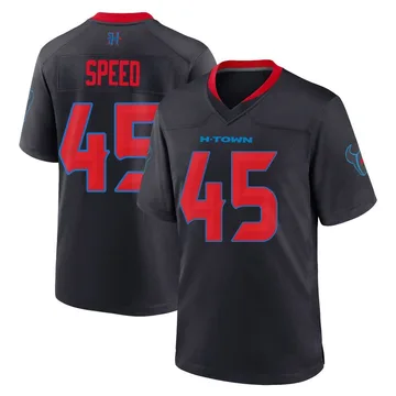 Youth E.J. Speed Houston Texans Game Navy 2nd Alternate Jersey