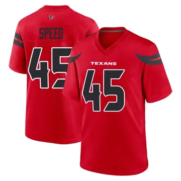 Youth E.J. Speed Houston Texans Game Red Alternate Jersey