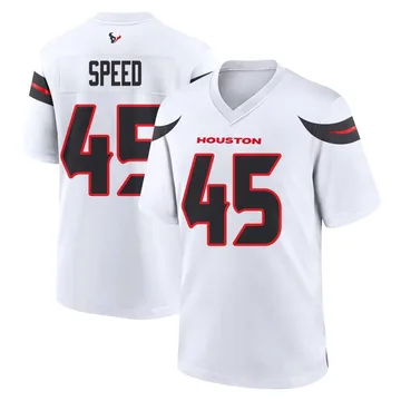 Youth E.J. Speed Houston Texans Game White Jersey