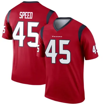 Youth E.J. Speed Houston Texans Legend Red Jersey
