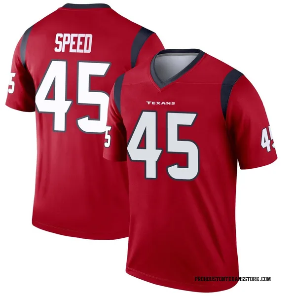 Youth E.J. Speed Houston Texans Legend Red Jersey