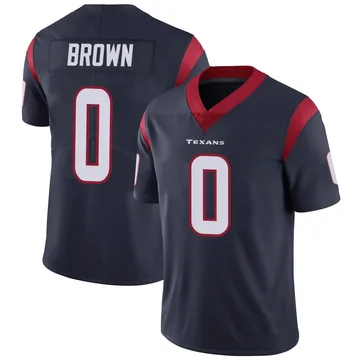 Youth Evan Brown Houston Texans Limited Navy Blue Team Color Vapor Untouchable Jersey