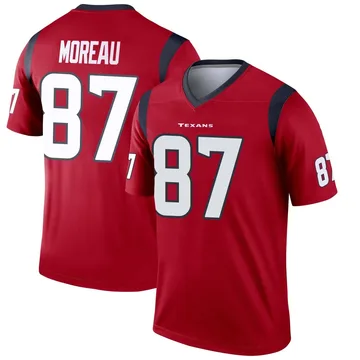 Youth Foster Moreau Houston Texans Legend Red Jersey