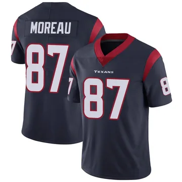 Youth Foster Moreau Houston Texans Limited Navy Blue Team Color Vapor Untouchable Jersey