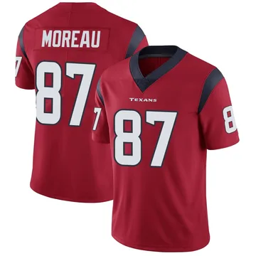 Youth Foster Moreau Houston Texans Limited Red Alternate Vapor Untouchable Jersey