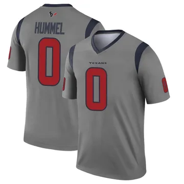 Youth Jake Hummel Houston Texans Legend Gray Inverted Jersey