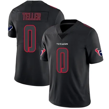 Youth Wyatt Teller Houston Texans Limited Black Impact Jersey