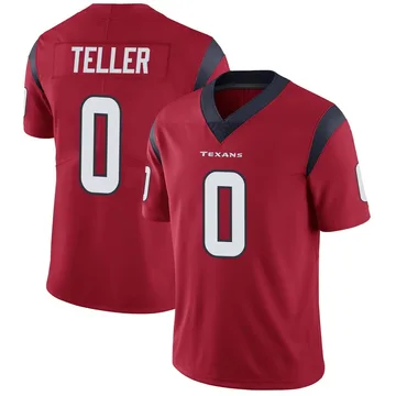 Youth Wyatt Teller Houston Texans Limited Red Alternate Vapor Untouchable Jersey